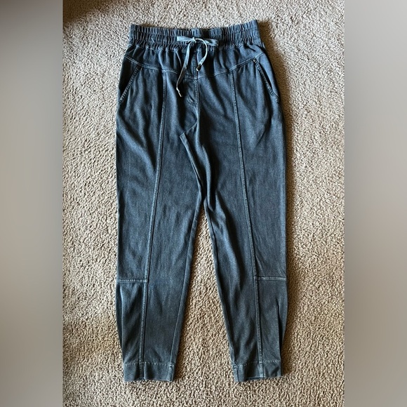 Wrap London Pants - Wrap London Womens Drawstring Elastic Waist Hemp Organic Cotton Sz 6 Casual Pant